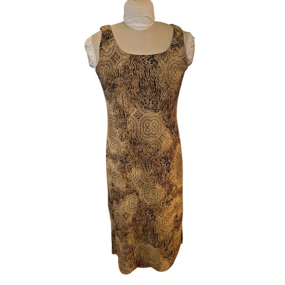 Jessica Howard Animal Print Dress & Jacket Dz. 12 Vintage 2-Pcs - Picture 3 of 10